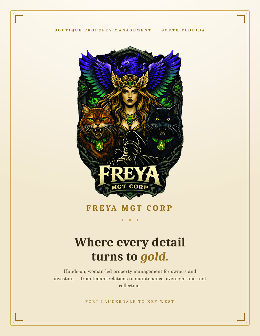 Cover of the Freya Mgt Corp — Company Brochure